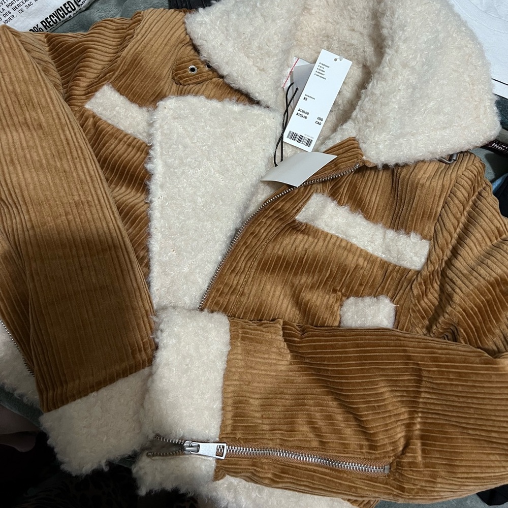 UO salem corduroy Sherpa jacket